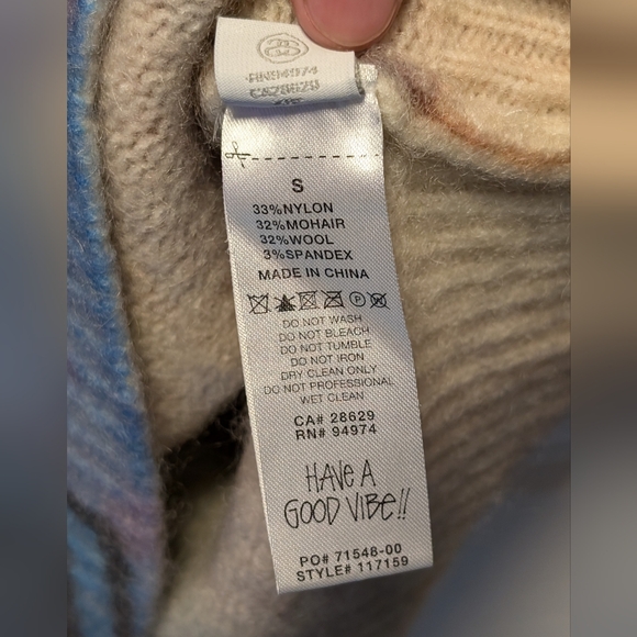 Stussy x Goldie 'Multicolor' Mohair Sweater - Picture 6 of 6